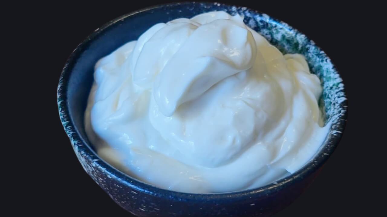 Panna montata di soia