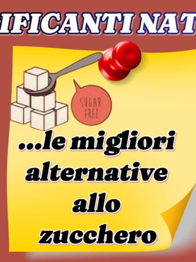 Locandina sostituire zucchero sfondo bordeaux