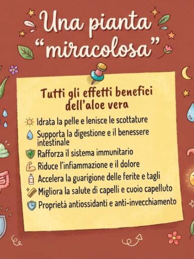 locandina Una pianta “miracolosa”: tutti gli effetti benefici dell’aloe vera
