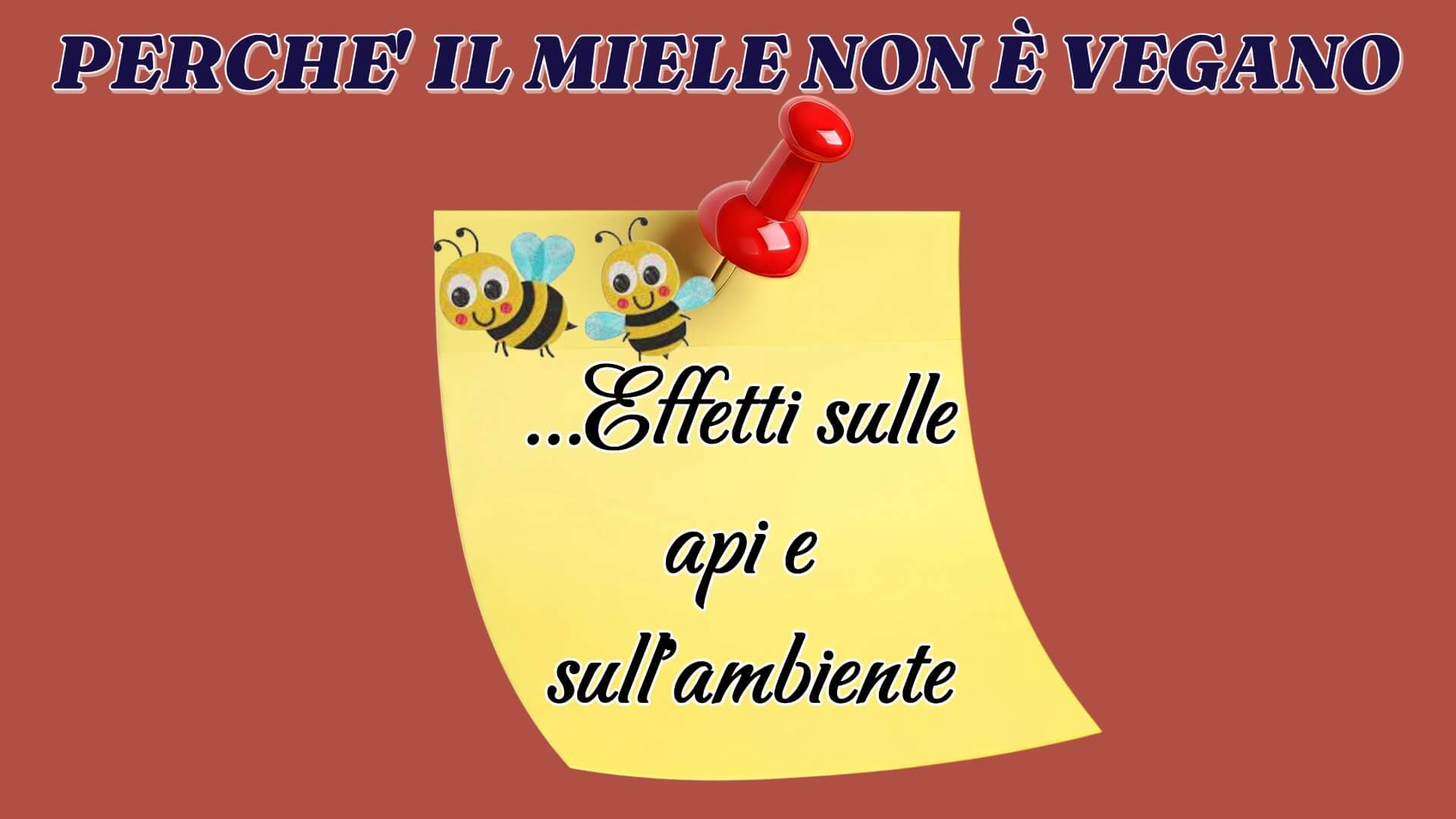 Locandina che parla del miele e delle api con sfondo bordeaux
