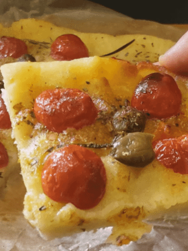 Focaccia senza glutine riso e patate