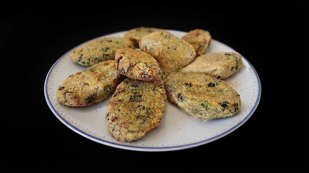 Cotolette di zucchine in friggitrice ad aria