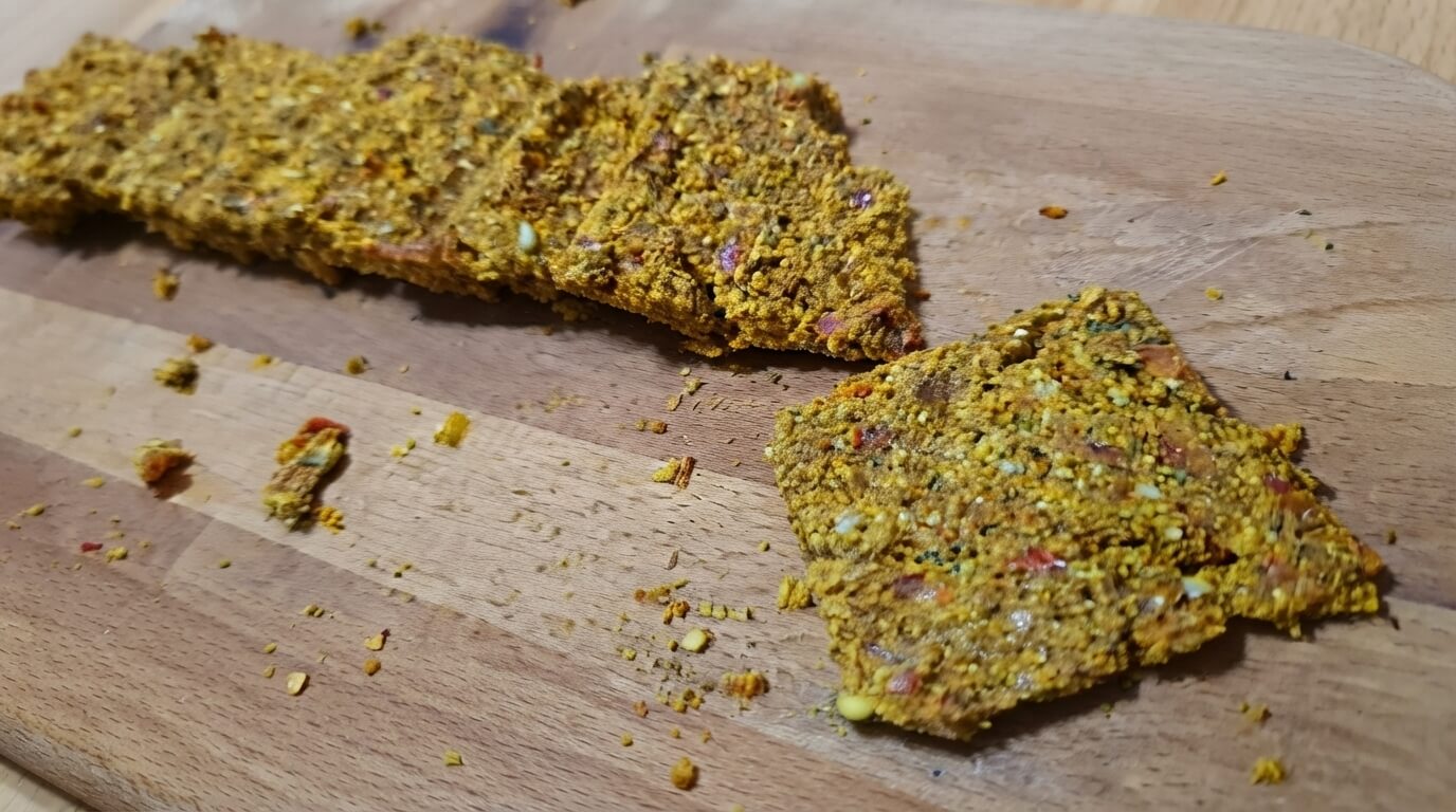 Crackers crudisti alla pizzaiola con origano