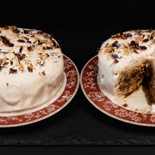 Christmas cake britannica vegana