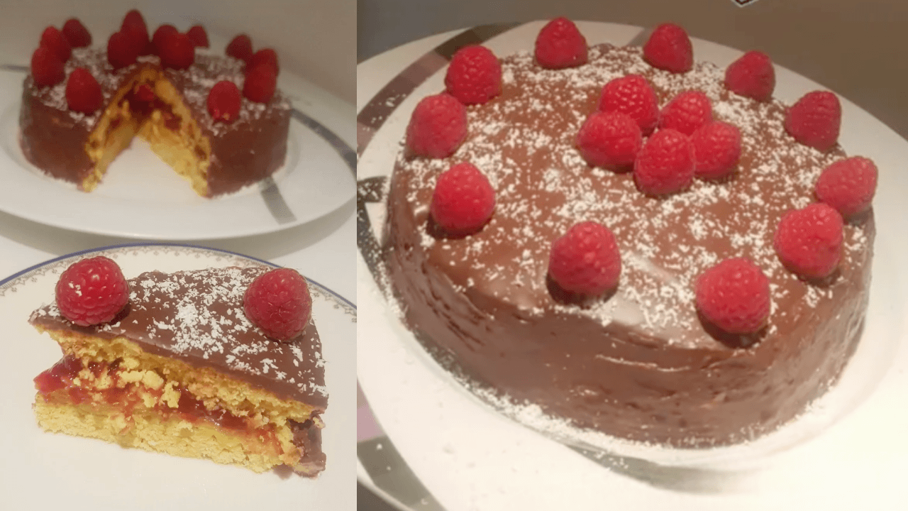 Torta al cioccolato e lam poni