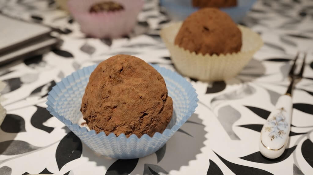 Tartufi vegani al tiramisù