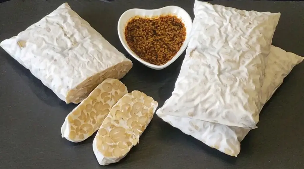 Tempeh di arachidi fatto in casa