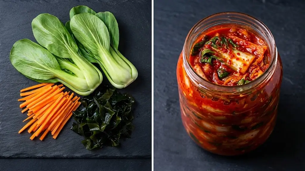 Kimchi coreano al sapore di mare