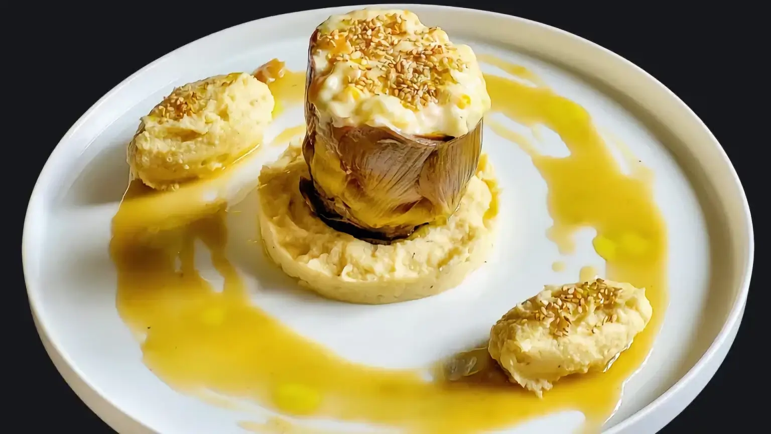 Cuore di carciofo cotto in guazzetto orientale