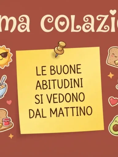 lOCANDINA Prima colazione: le buone abitudini si vedono dal mattino