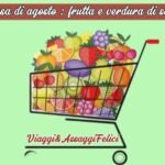La spesa di luglio : frutta e verdura di stagione