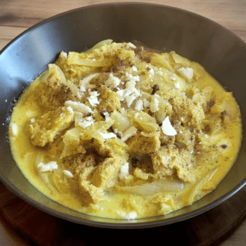Zuppa di cipolle rinforzata medievale