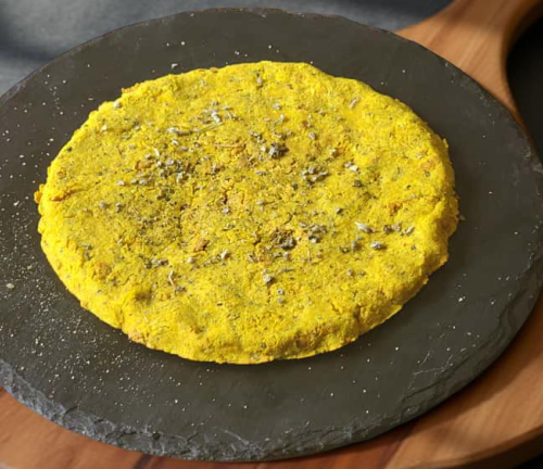 Herbolata medievale, la frittata con le erbe in versione vegana senza farine