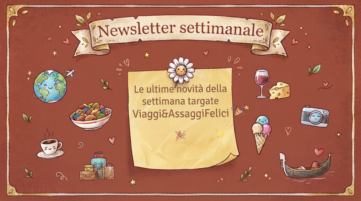 Locandina Le ultime novità targate Viaggi&AssaggiFelici