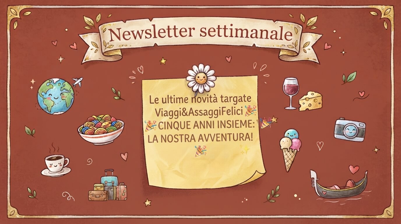 Locandina Le ultime novità targate Viaggi&AssaggiFelici
