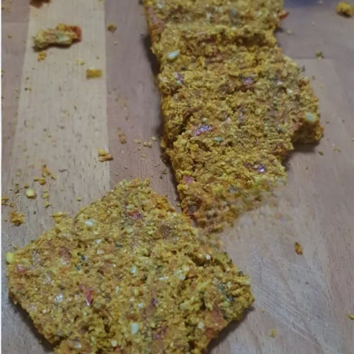 Crackers crudisti alla pizzaiola con origano