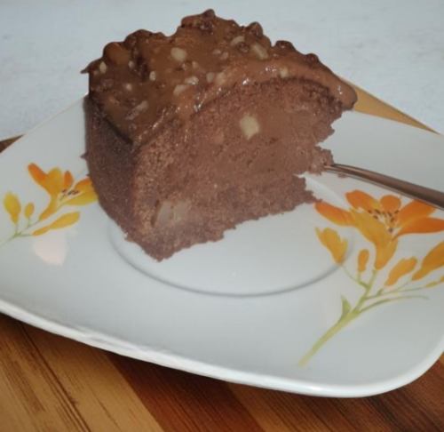 Torta soffice pere e cioccolato