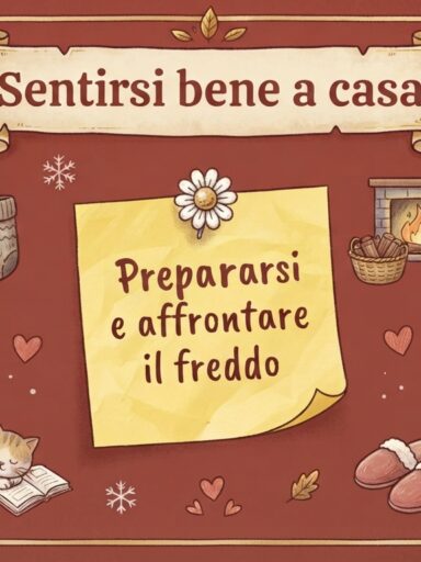 Locandina Sentirsi bene a casa : prepararsi e affrontare il freddo