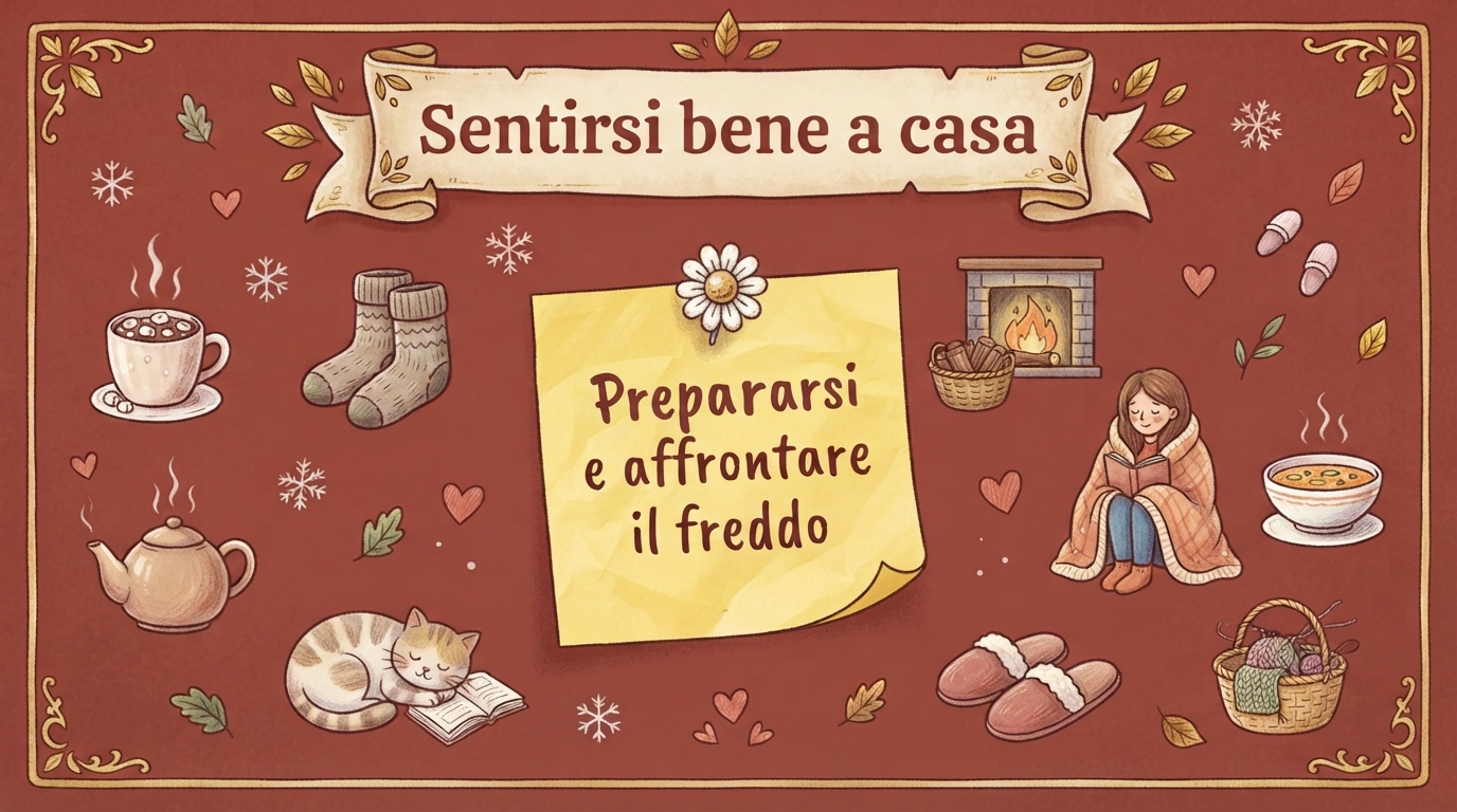 Locandina Sentirsi bene a casa : prepararsi e affrontare il freddo