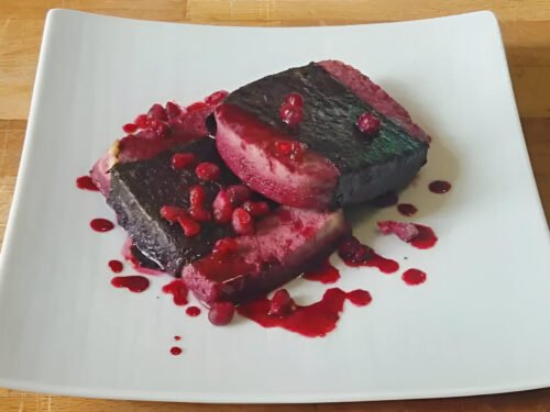 Tranci di mare al melograno