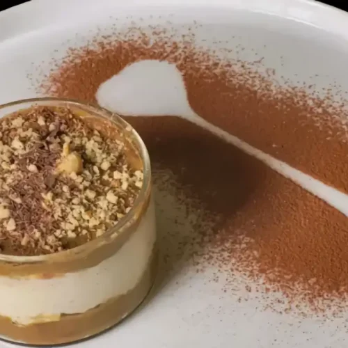 Coppetta crudista vaniglia e cioccolato con crema di “mandorlino”