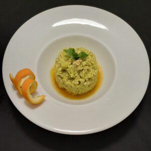 RICETTA PRIMO PIATTO GOURMET DI OTTOBRE - Sedano Rapa Risottato Vegan