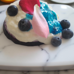 RICETTA DESSERT GOURMET DI LUGLIO - Panna cotta doppio strato con salsa lavanda