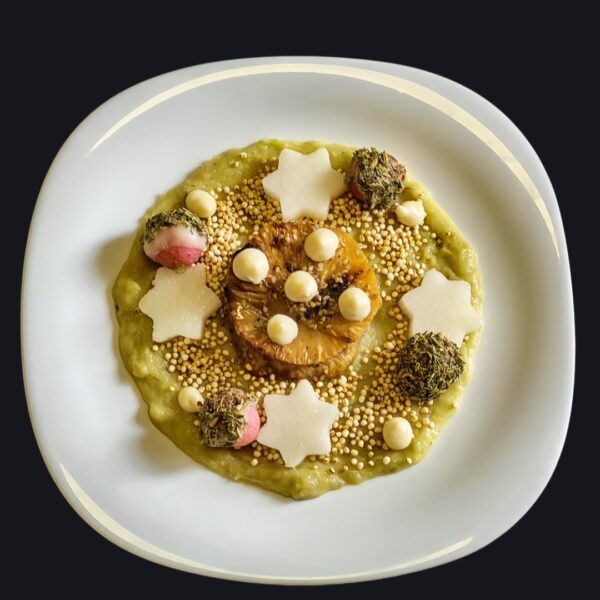 RICETTA ANTIPASTO GOURMET DI DICEMBRE - Tuberi e quinoa da chef stellato