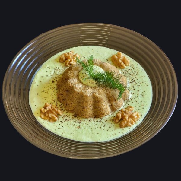 RICETTA ANTIPASTO GOURMET DI MARZO - Flan Sedano Rapa e Crema Lattuga