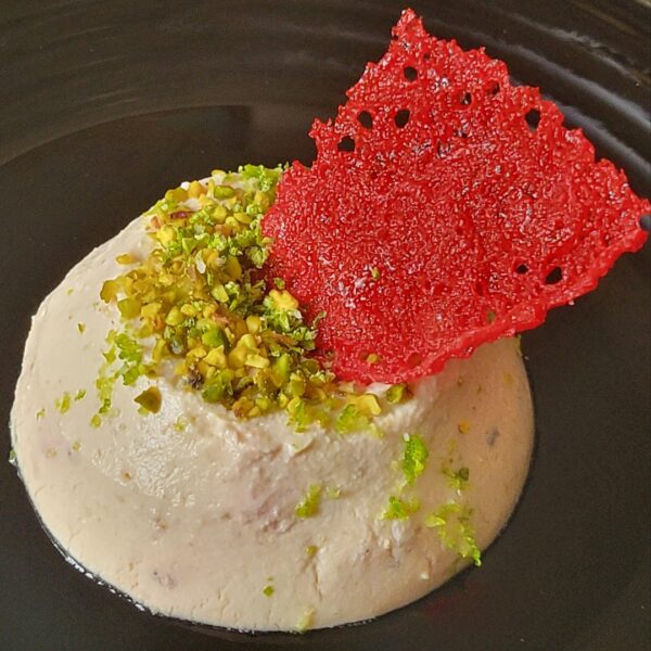 RICETTA ANTIPASTO GOURMET DI GIUGNO - Panna cotta ricotta e vegamino pistacchio