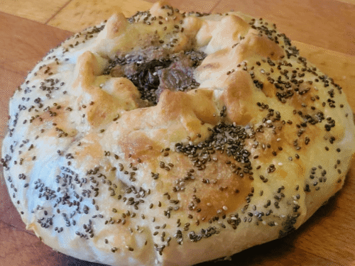 Torta salata radicchio medievale