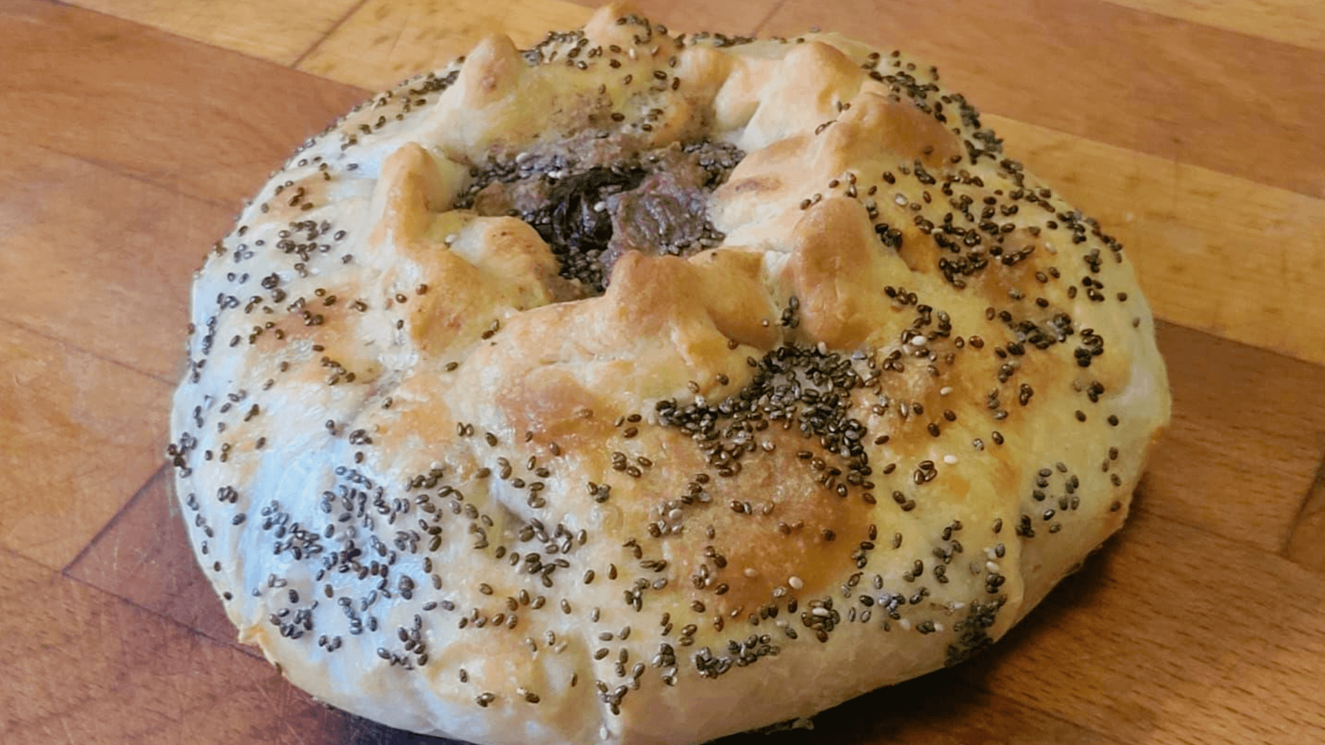 Torta salata radicchio medievale