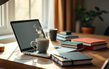 Immagine pc e scrivania ufficio