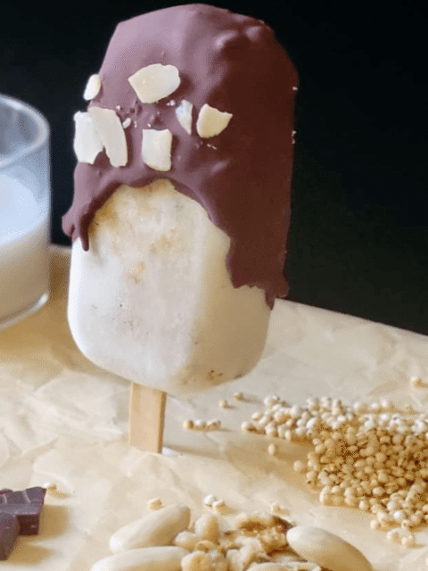 Magnum stecco cocco ,cioccolato e mandorle