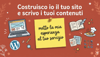 Locandina bordeaux servizi wordpress e consulenza