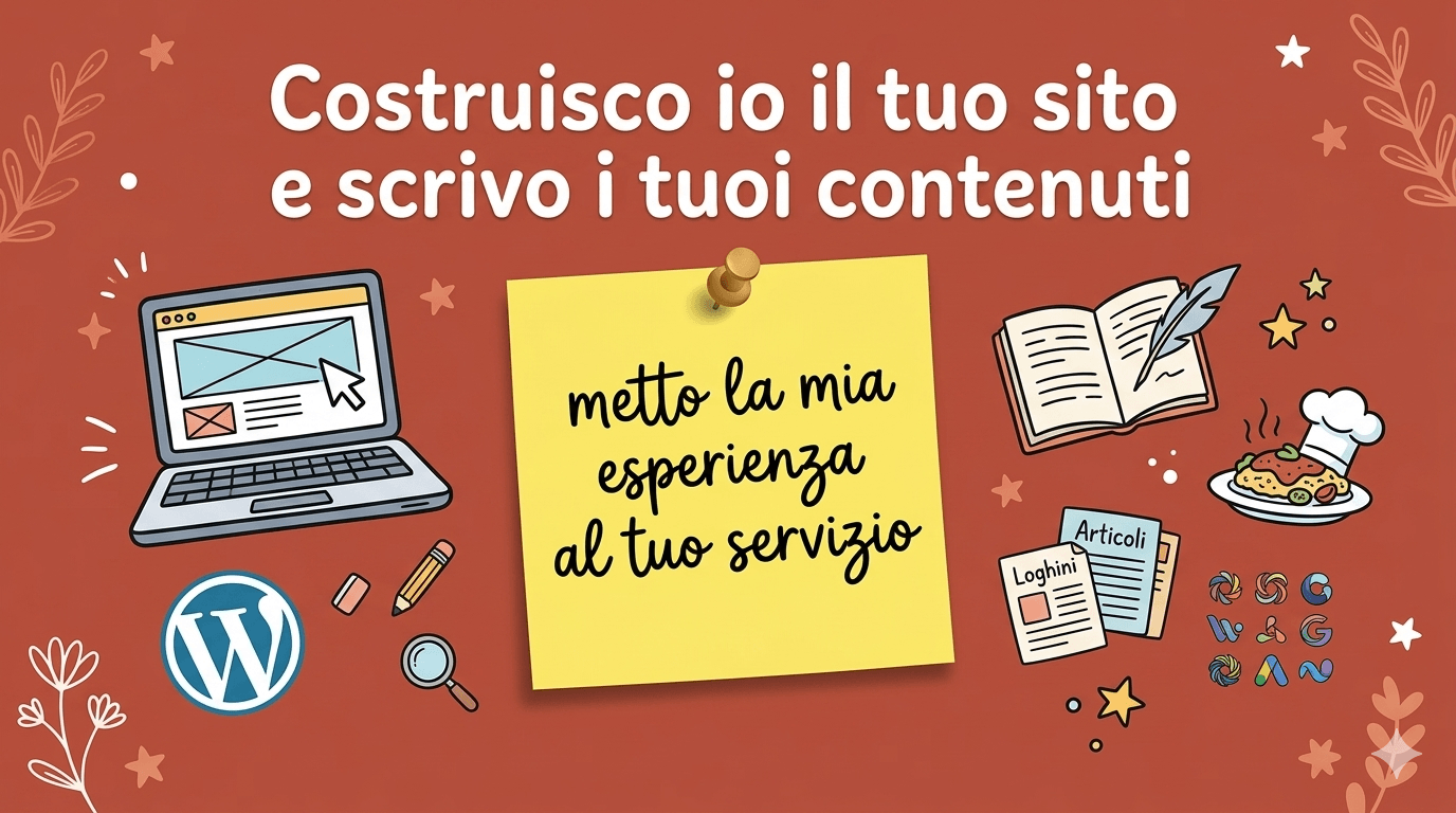 Locandina bordeaux servizi wordpress e consulenza
