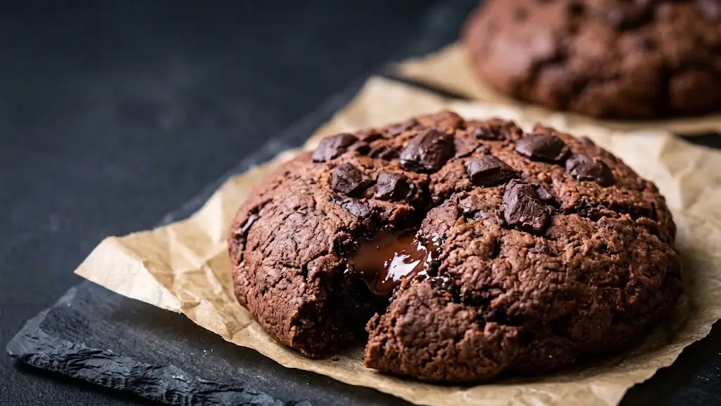 Biscotti rustici al farro e cioccolato tipo cookies