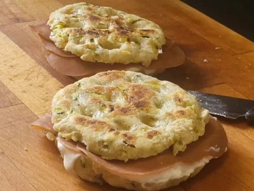 Focaccine medievali senza lievito alle zucchine