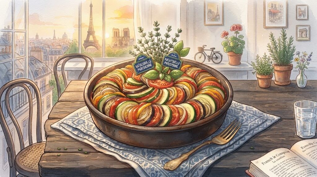 La Ratatouille vegana tradizionale a Parigi