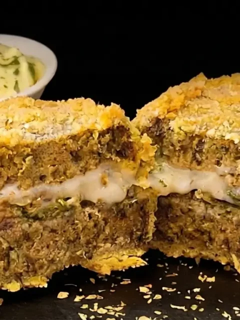 La mozzarella in carrozza vegana e veloce: croccante fuori, fondente dentro