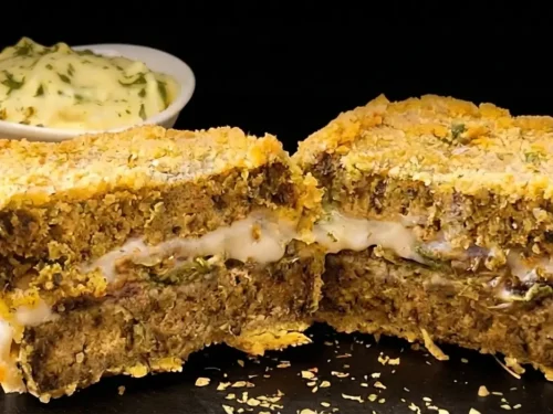 La mozzarella in carrozza vegana e veloce: croccante fuori, fondente dentro