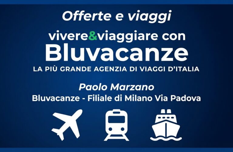 Locandina offerte viaggi Bluvacanze
