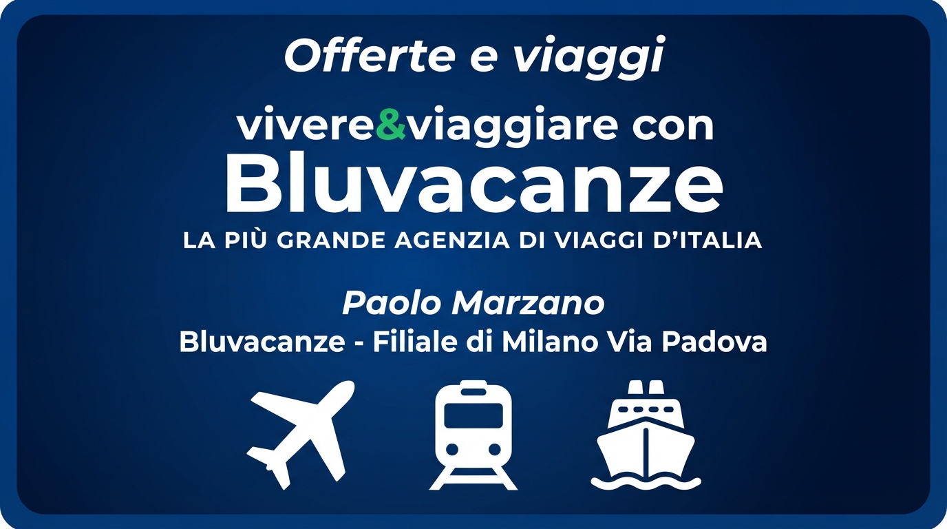 Locandina offerte viaggi Bluvacanze