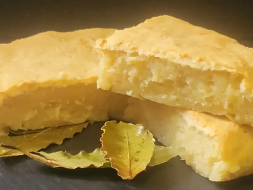 Libum adoreum :torta di formaggio dell’antica Roma in versione vegana e moderna.Fatta con ricotta di soia