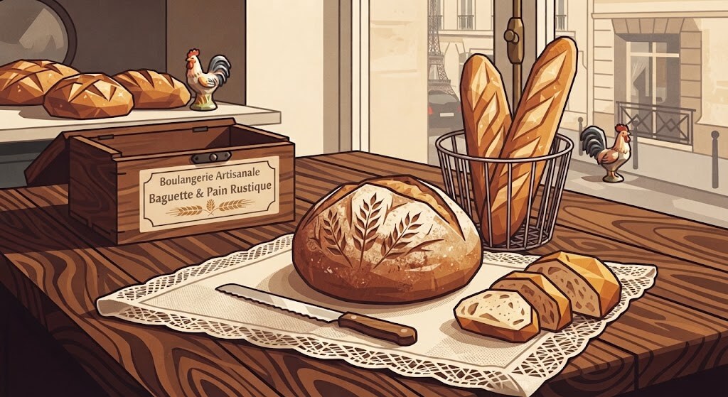 Baguette de tradition francaise vegana