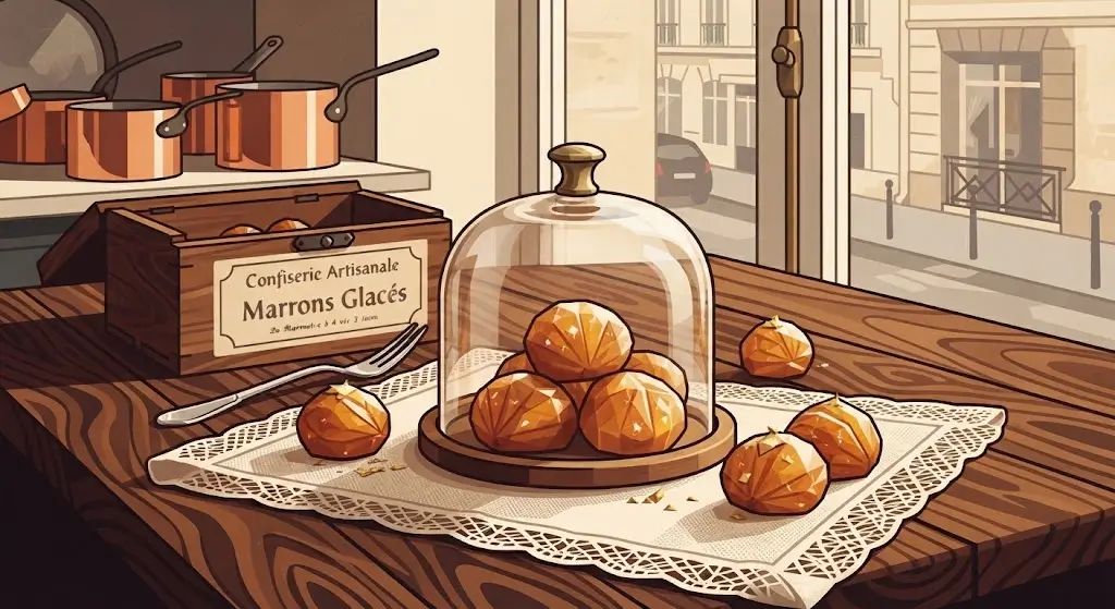 Marrons Glaces dolci tradizionali francesi vegani
