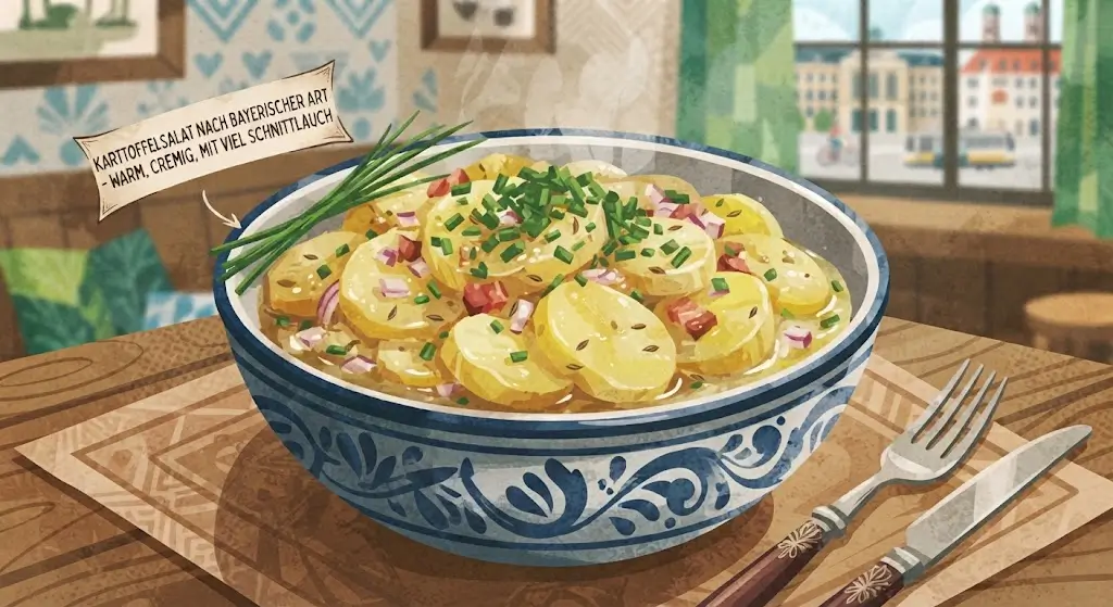 Kartoffelsalat insalata di patate bavarese PaulVeg