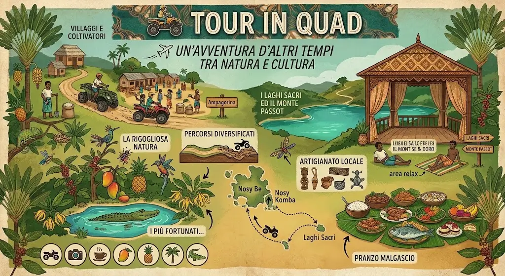 Tour in Quad Nosy Be