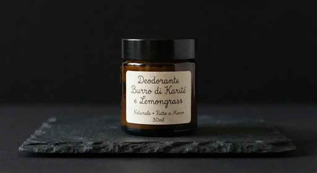Deodorante naturale in crema fatto in casa con burro di karit&eacute; e lemongrass PaulVeg