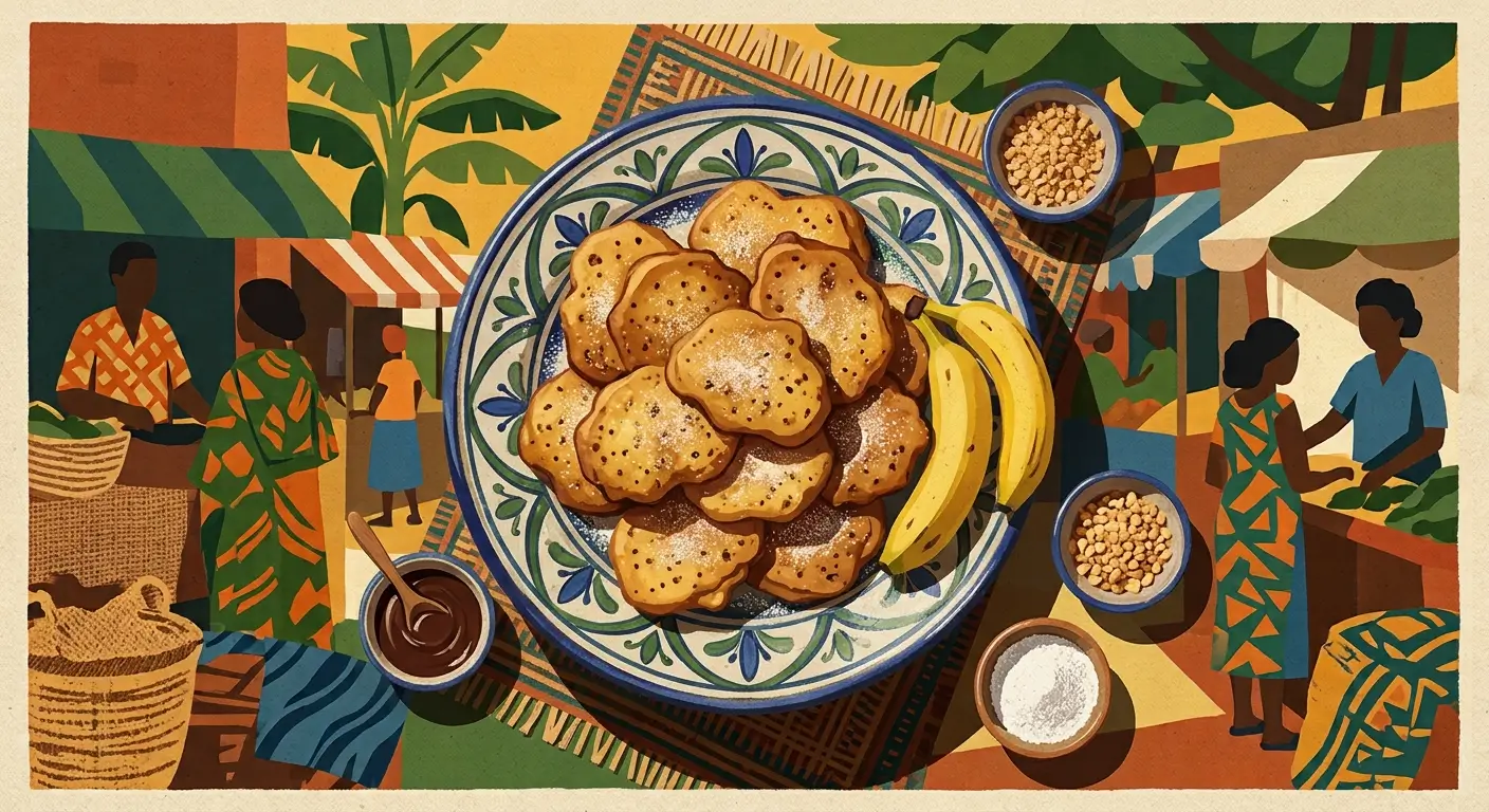 Frittelle di banane malgasce vegane
